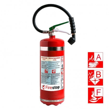 Achat Extincteur à Mousse 6L ABF portable, homologué Suisse EN 3-7, fire stop incendie